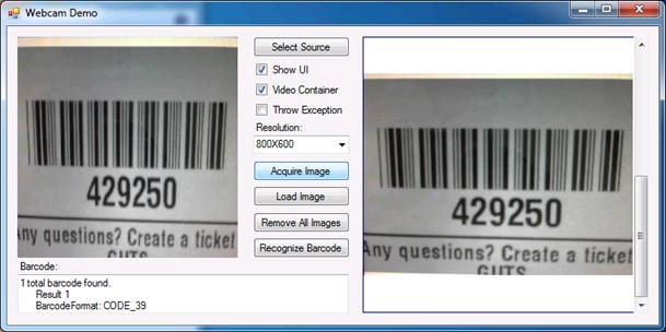 scan a barcode