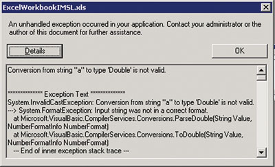 IMSL® C# with Excel and VSTO: An Introduction and Walkthrough