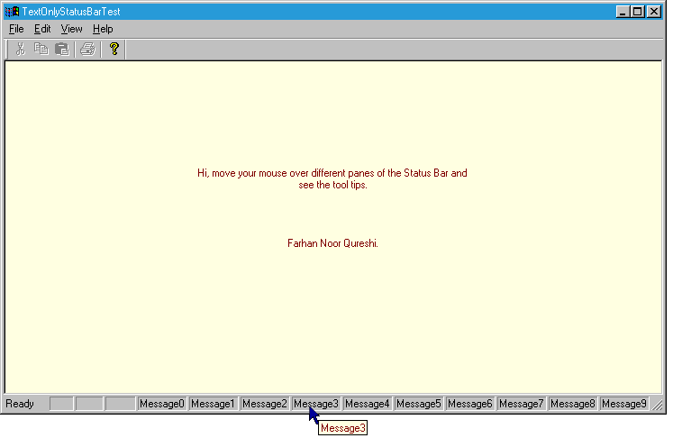 Sample Image - TextOnlyStatusBarTest.gif