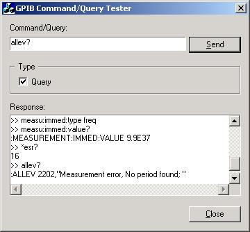 Command/Query GPIB Demo