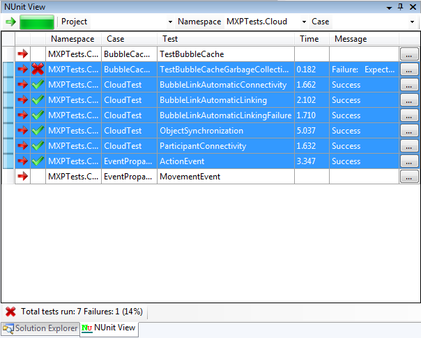 debug nunit unit test