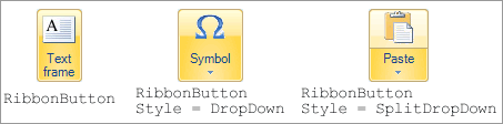 WinFormsRibbon/ribbonbuttonstyles.gif
