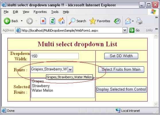 multi select dropdown list in asp net c#
