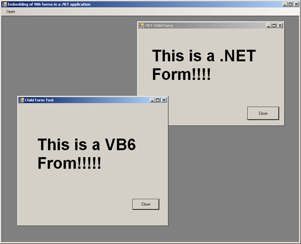 vb6 add in form at runtime