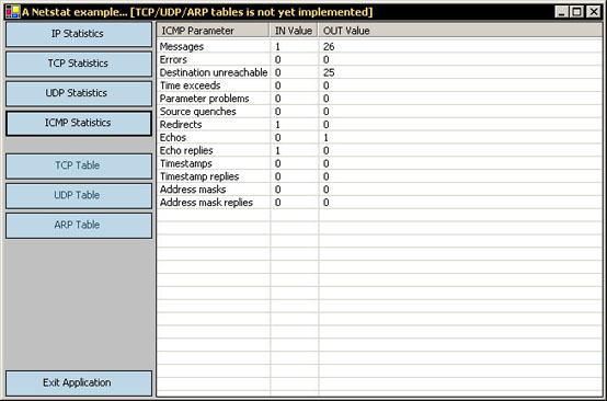 Netstat screenshot