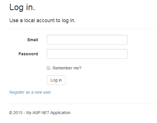 Login Form Example
