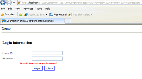 SQL Injection via XSS attack 