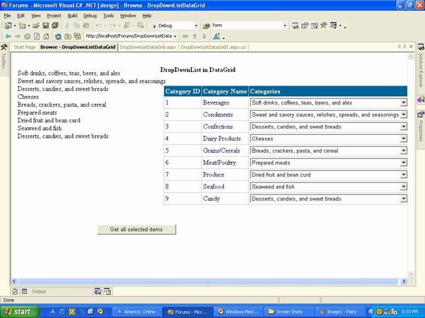Sample screenshot