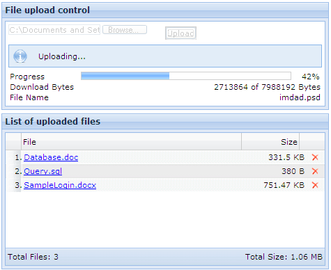 File upload File upload