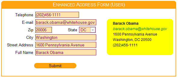 Washington Street Address And Zip Code Enhancing How Applications Capture Customer Address - Codeproject