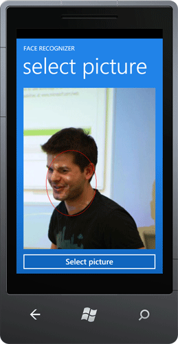 Windows Phone 7 face detection