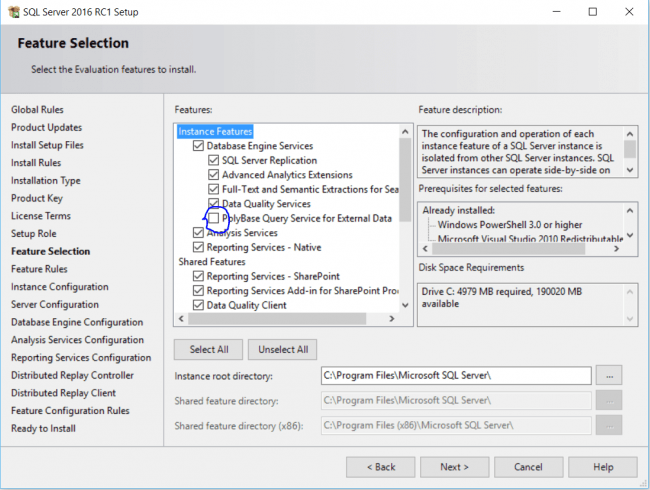 Feature reports