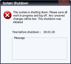 Shutdown Dialog