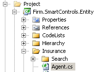 Client entity file
