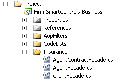 Client Facade file location